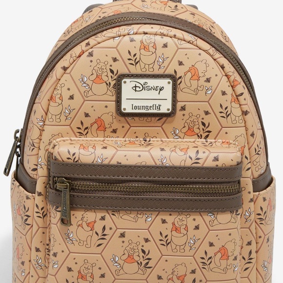 Disney Loungefly Mini Winnie the Pooh Honeycomb- WORN ONCE - Picture 1 of 3